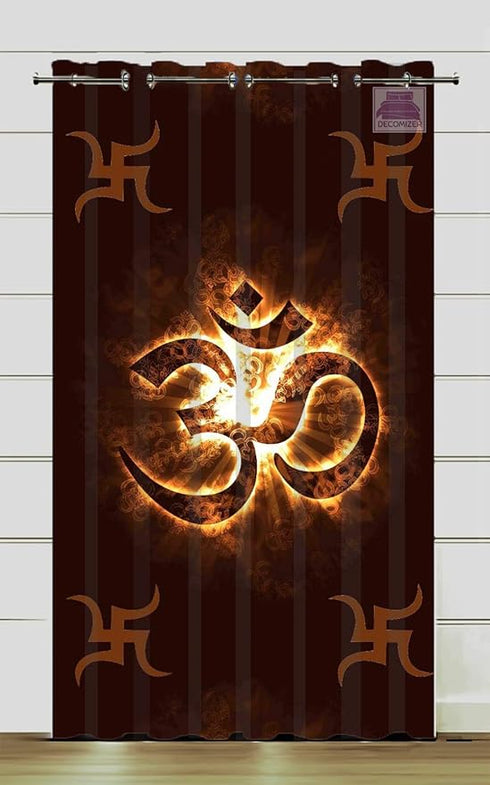 7Ft Grommet Opaque Door Curtain Pack Of 1 Pc